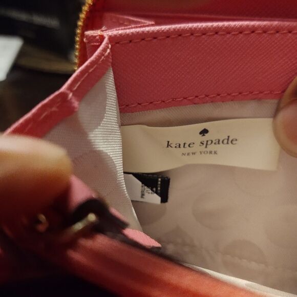 Kate Spade Laurel Way Neda Zip Around Continental Wallet Pink - Picture 5 of 10